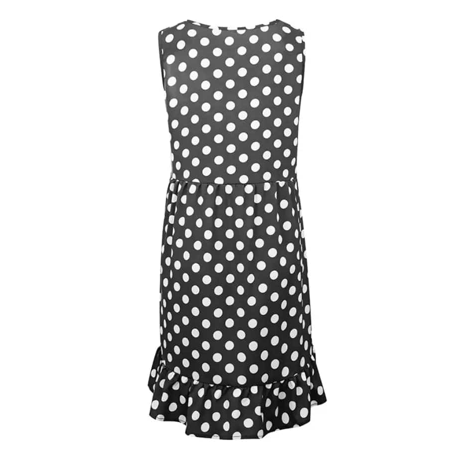 LOVEMI  Mini Dresses Black / S Lovemi -  Ruffled sleeveless strapless skirt
