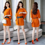LOVEMI Mini Dresses Lovemi -  Summer Temperament of Dresses Korean Edition Fashion Elegant