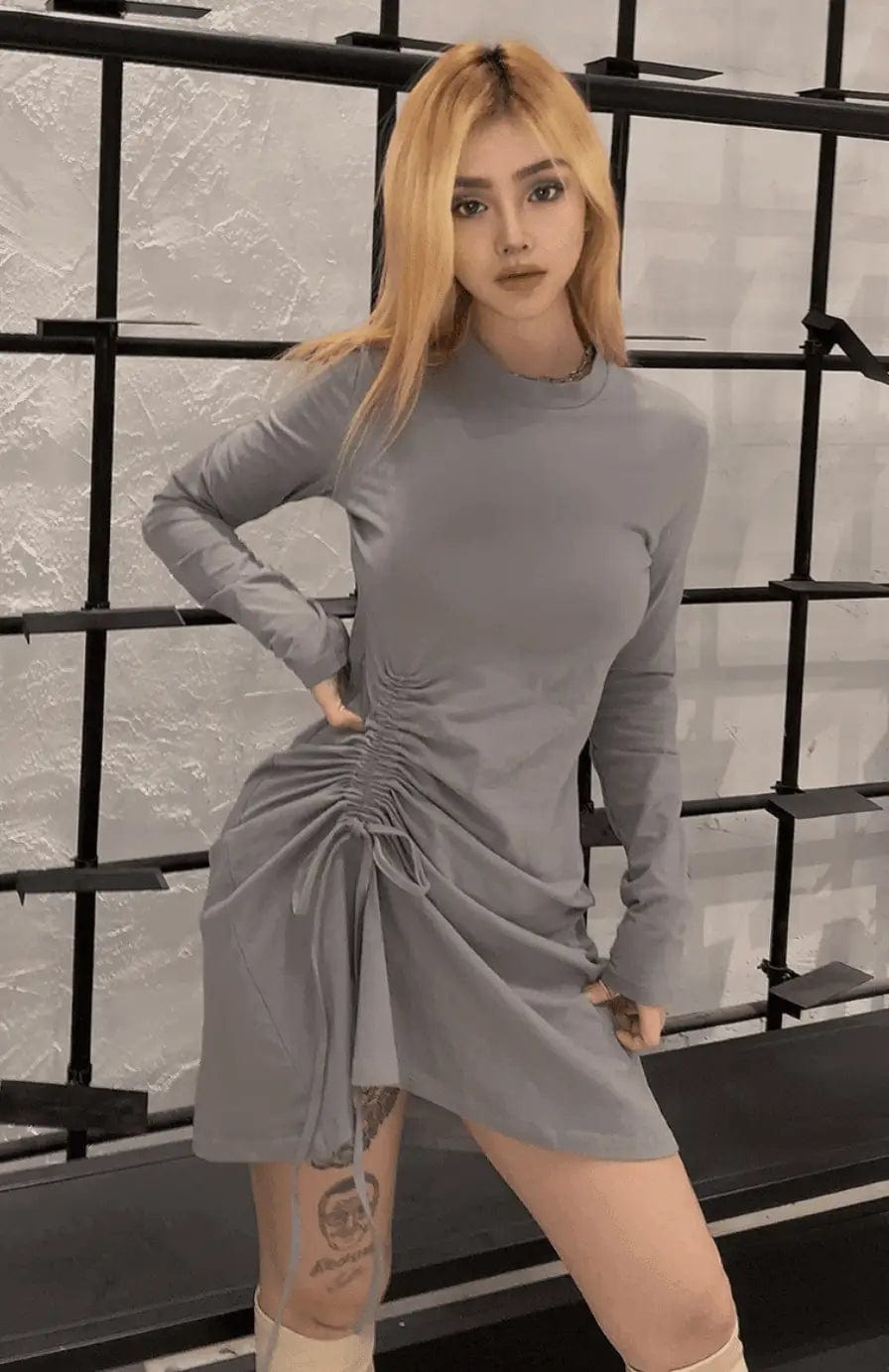 LOVEMI Mini Dresses S Lovemi -  New fund cultivate a body to make bottom skirt long sleeve