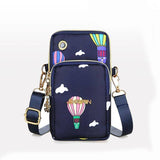 Mobile Phone Bag Women Shoulder Bag 3-layer Zipper Design Small Crossbody Shouder Bags Wallet Coin Purse-15