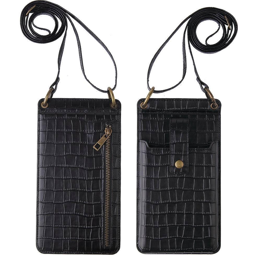 Multi-function Crossbody Bags For Mobile Phone-Black-7