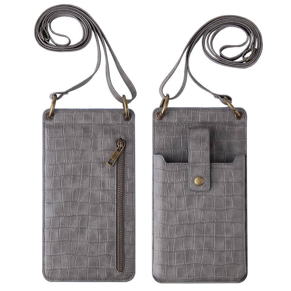Multi-function Crossbody Bags For Mobile Phone-Dark grey-9