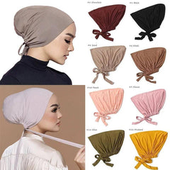 New Soft Modal Muslim Turban Hat Inner Hijab Caps Islamic-1