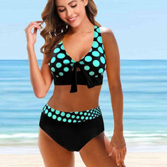 New Swimwear Printed Swimwear Colorful Pattern Swimwear-Blue-1