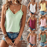 New Women's Clothing V-neck Lace Lace Sling Vest top LOVEMI    