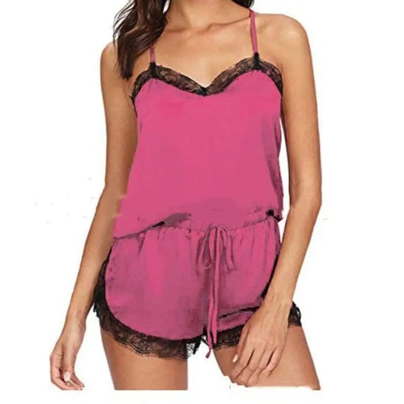 LOVEMI  Nightgown Pink / S Lovemi -  Sexy Lingerie Summer Home Pajamas