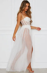 LOVEMI  Nightgown White / S Lovemi -  Sexy Lingerie Muse Marcy Costume White