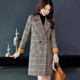 Ol long sleeve loose women's woolen coat-1