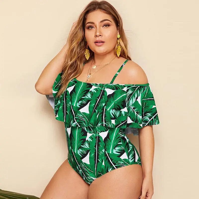 LOVEMI  One piece Green / 2XL Lovemi -  Women's plus size bikini