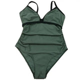 LOVEMI  One piece Green / L Lovemi -  Stomach lift bikini