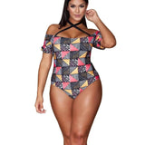LOVEMI  One piece Lovemi -  Geometric bikini ladies plus size