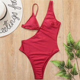 LOVEMI  One piece Red / S Lovemi -  Triangle cup sexy swimsuit bikini
