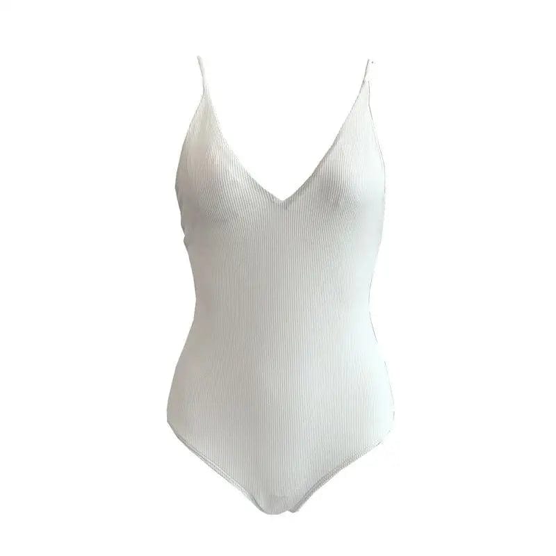 LOVEMI  One piece White / S Lovemi -  One-piece swimsuit blouse bikini