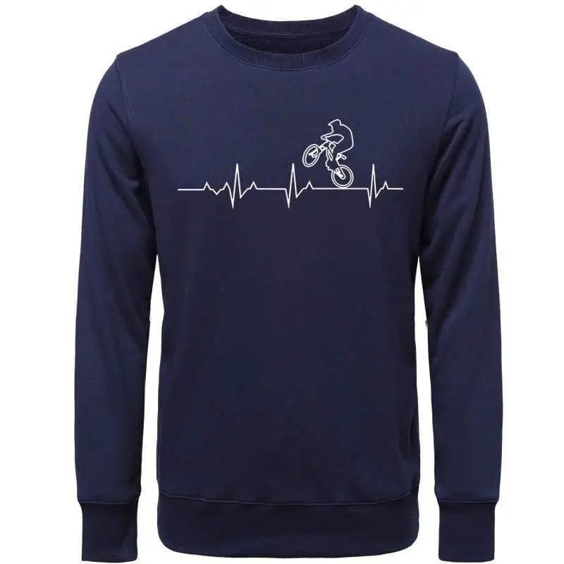 LOVEMI Outerwear & Jackets Men 01Navy Blue / 2XL Lovemi -  Printed pullover sweater