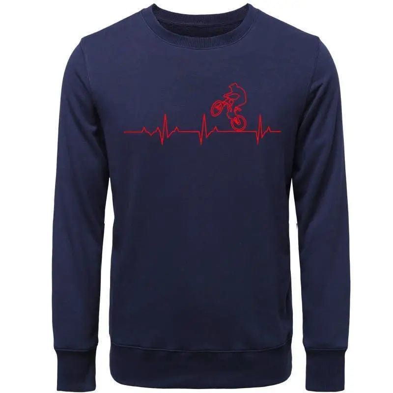 LOVEMI Outerwear & Jackets Men 02Navy Blue / 2XL Lovemi -  Printed pullover sweater