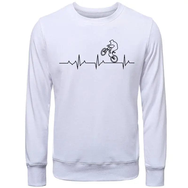 LOVEMI Outerwear & Jackets Men 02White / 3XL Lovemi -  Printed pullover sweater