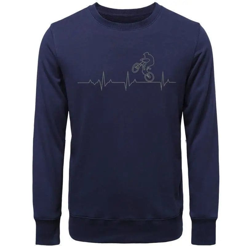 LOVEMI Outerwear & Jackets Men 06Navy Blue / XL Lovemi -  Printed pullover sweater