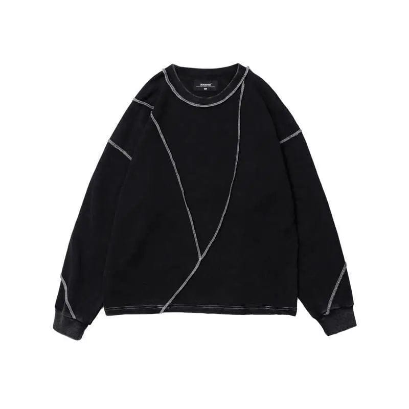 LOVEMI Outerwear & Jackets Men Black / M Lovemi -  Metal anti-bone line long-sleeved T-shirt