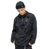 LOVEMI Outerwear & Jackets Men Black / M Lovemi -  Windbreaker Collar Jacket