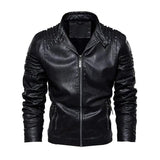 LOVEMI Outerwear & Jackets Men Black / USA S Lovemi -  Men Leather Jacket Winter And Autumn Motorcycle PU Warm