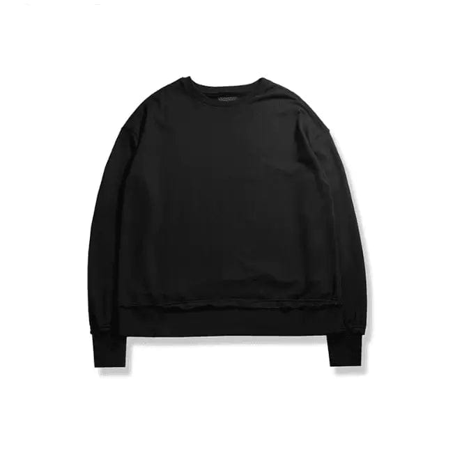 LOVEMI Outerwear & Jackets Men Black / XL Lovemi -  Sleeve round neck shirt