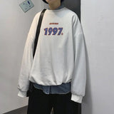 LOVEMI Outerwear & Jackets Men White / L Lovemi -  Round Neck Thin Long-sleeved Korean Style Hong Kong Style