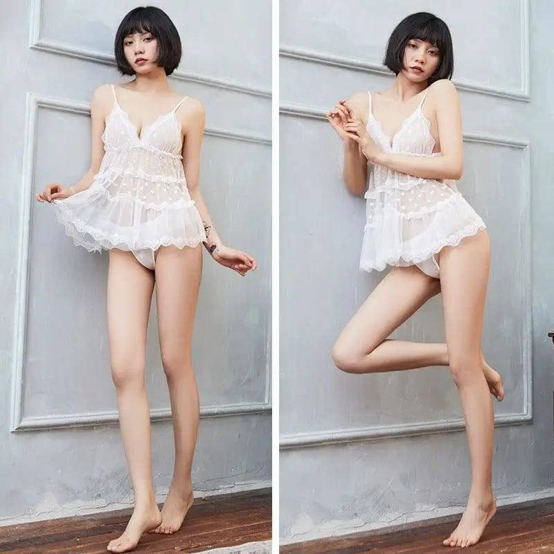 Pajamas Nightdress Set Lingerie-1