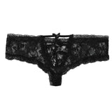 LOVEMI  Panties Black / S Lovemi -  Sexy Lingerie Ladies Lace Transparent Bow Briefs Briefs