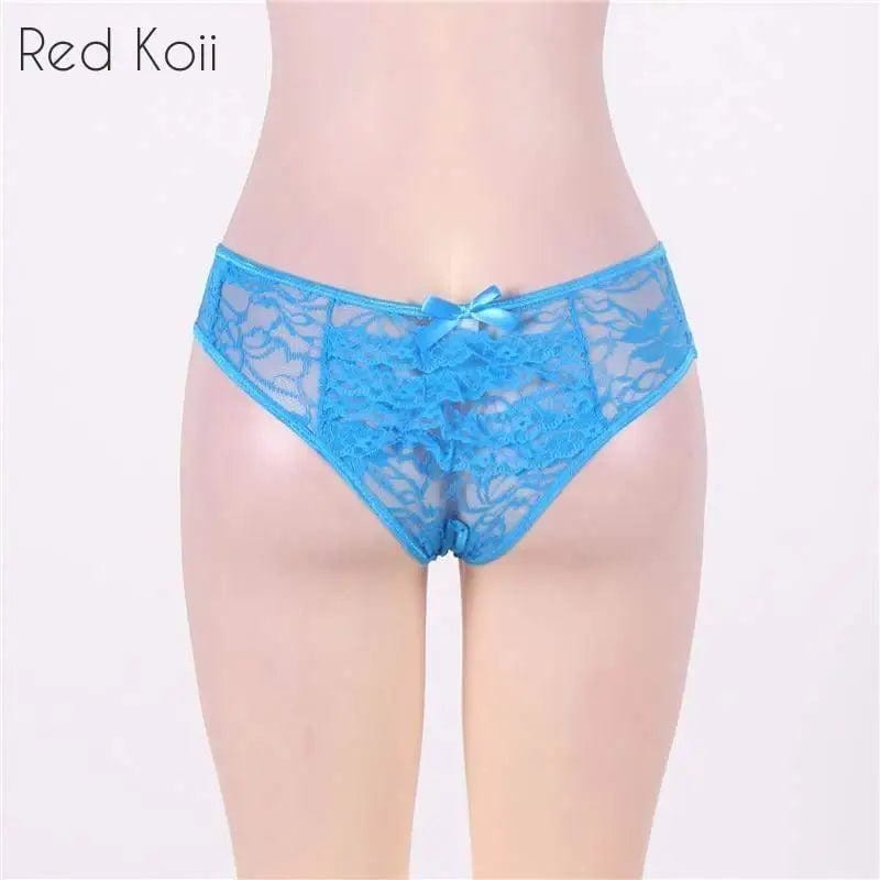 LOVEMI  Panties Blue / 2XL Lovemi -  Sexy Lingerie Cut Out Underpants Briefs Lace See Through