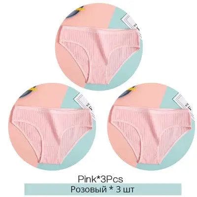 LOVEMI  Panties F / M Lovemi -  Women Underpants Solid Girls Briefs Sexy Female Lingerie