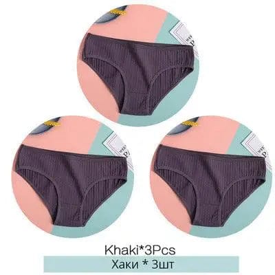 LOVEMI  Panties K / M Lovemi -  Women Underpants Solid Girls Briefs Sexy Female Lingerie