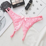 LOVEMI  Panties Pink / One size Lovemi -  Women's Hollow Thong Low Waist Sexy Lingerie