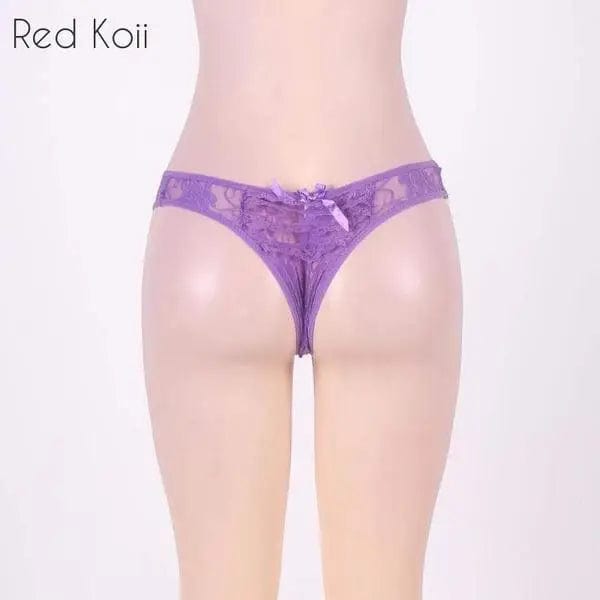LOVEMI  Panties Purple / XL Lovemi -  Sexy Lingerie Cut Out Underpants Briefs Lace See Through