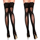 LOVEMI  Pantyhose Black Lovemi -  Sexy Women Stockings Lace Top Sheer Thigh High Silk St
