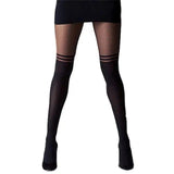 LOVEMI  Pantyhose Black / One size Lovemi -  Transparent Suspenders Tights Cat Pantyhose Stockings