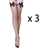 LOVEMI  Pantyhose BlackB / 3PCS / One size Lovemi -  Three-dimensional Lace Stockings Stockings