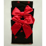 LOVEMI  Pantyhose Lovemi -  Lovely Red Big Bow Heart Printed Stockings