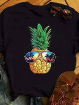 Pineapple Graphic Women's Tee-bt7952-hs-1