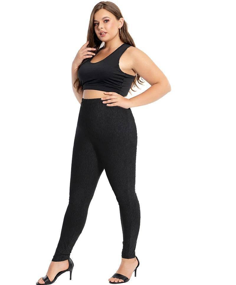 Plus Size Leggings For Women Modal Cotton Stretch Elastic-1