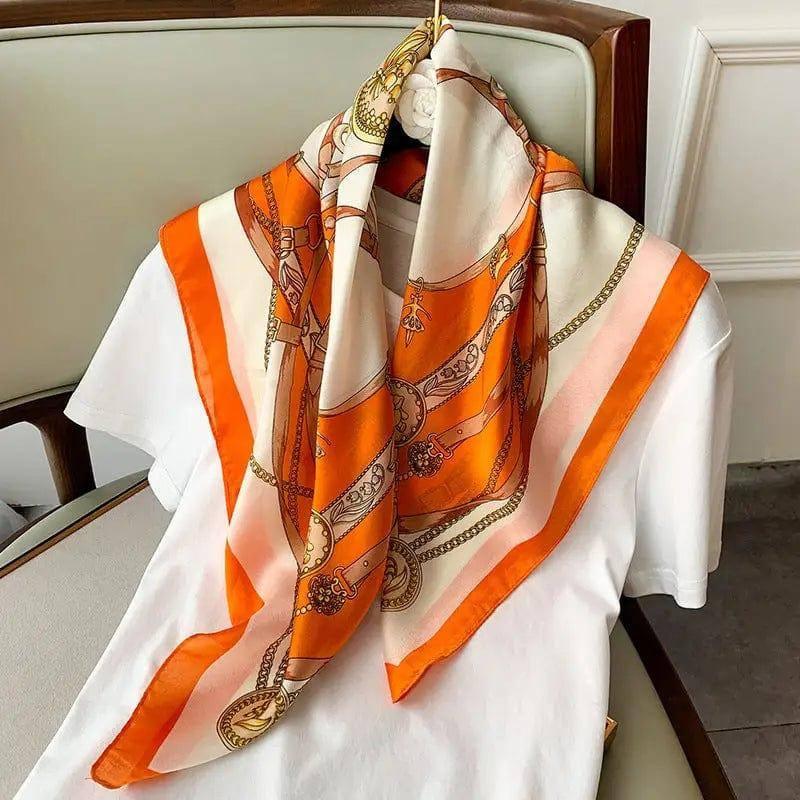 Printed Silk Scarves Gift Company Annual Meeting-1