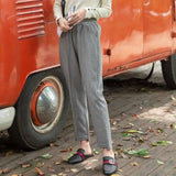 LOVEMI - Lovemi - Radish maoni casual pants with velvet