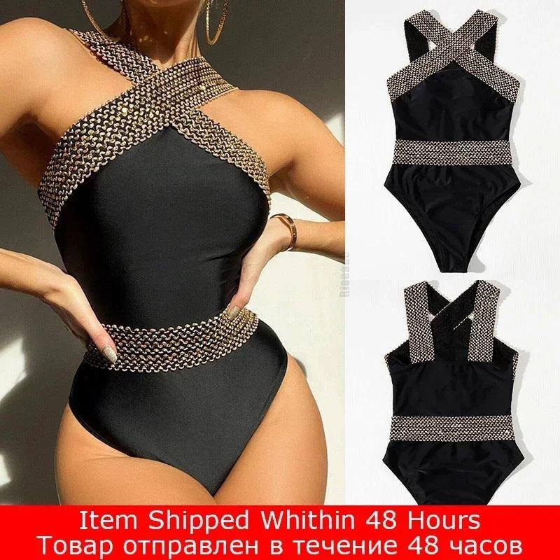 Riseado Sexy Push Up Swimsuit One Piece Swimwear Women 2023-S0164-10