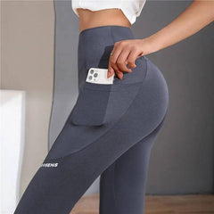 Seamless Leggings With Pocket-3