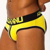 hollow buttocks boxer-Yellow-3