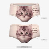 Sexy Panties Wholesale 3d Print Cat Cotton Underwear Women-1-1
