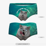 Panties Wholesale 3d Print Cat Cotton Underwear Women-5-9