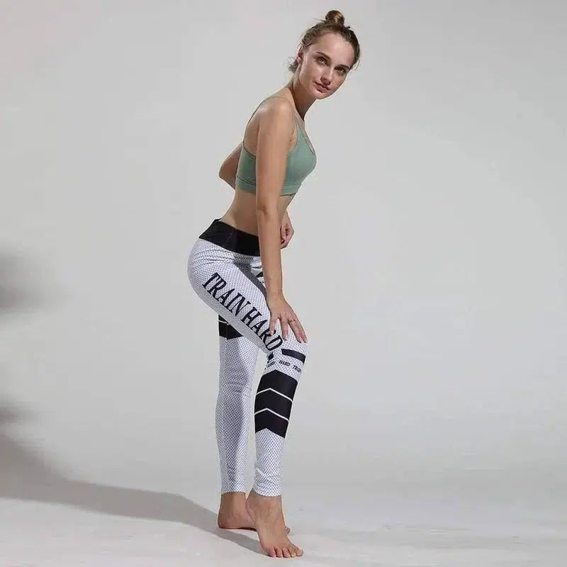 LOVEMI - Lovemi - Sexy spotted letter sports pants digital printed