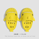 LOVEMI  shoes Yellow / 36to37 Lovemi -  Shark Slippers With Drain Holes Shower Shoes For Women Quick
