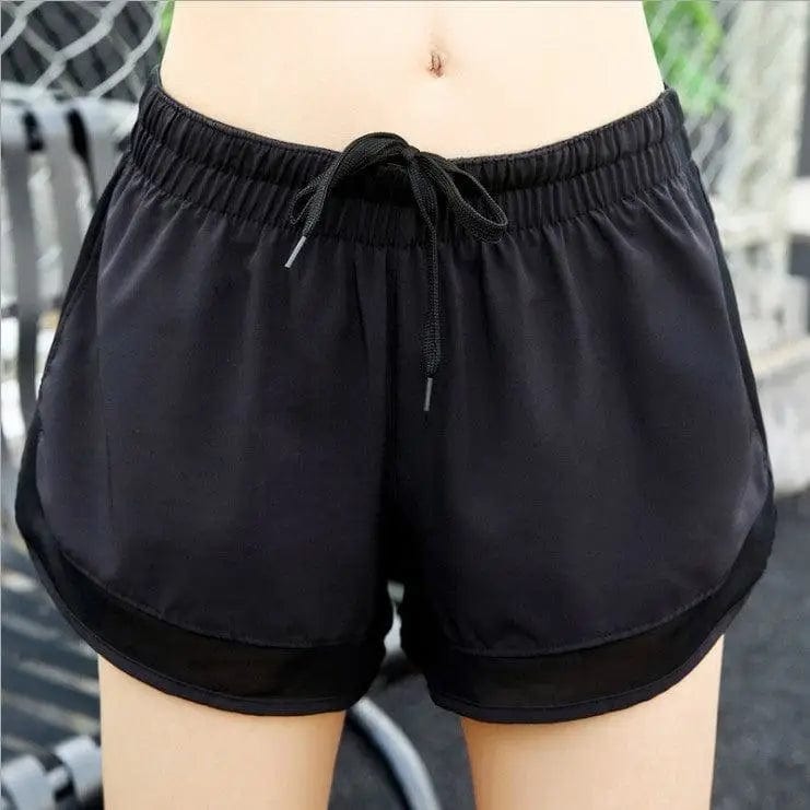 LOVEMI  Short Black / L Lovemi -  Sports mesh shorts loose breathable marathon hot pants