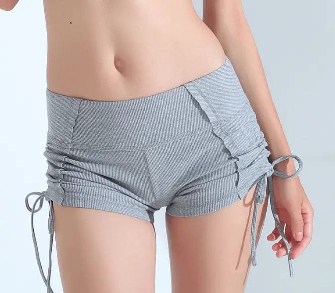 LOVEMI  Short Gray / L Lovemi -  Yoga Pants Shorts female slim pants female running Yoga